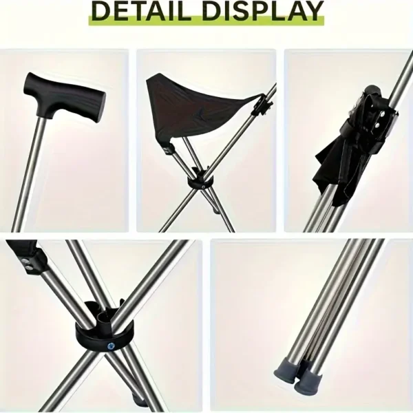 1967f7334e094b81a72a0ad6e4f74af9-goods.webp Stainless Steel Adjustable Folding Cane