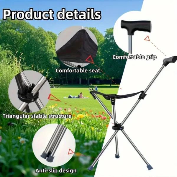 298ba0a30da94b03b23c610137d2181f-goods.webp Stainless Steel Adjustable Folding Cane