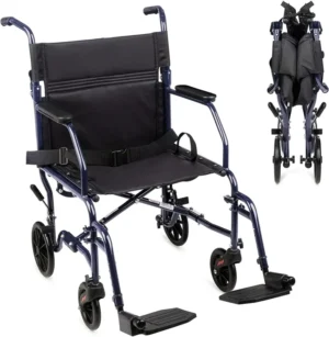 81Crgt3vUVL._AC_SL1500-e1752731658420.webp Carex Classics Transport Chair